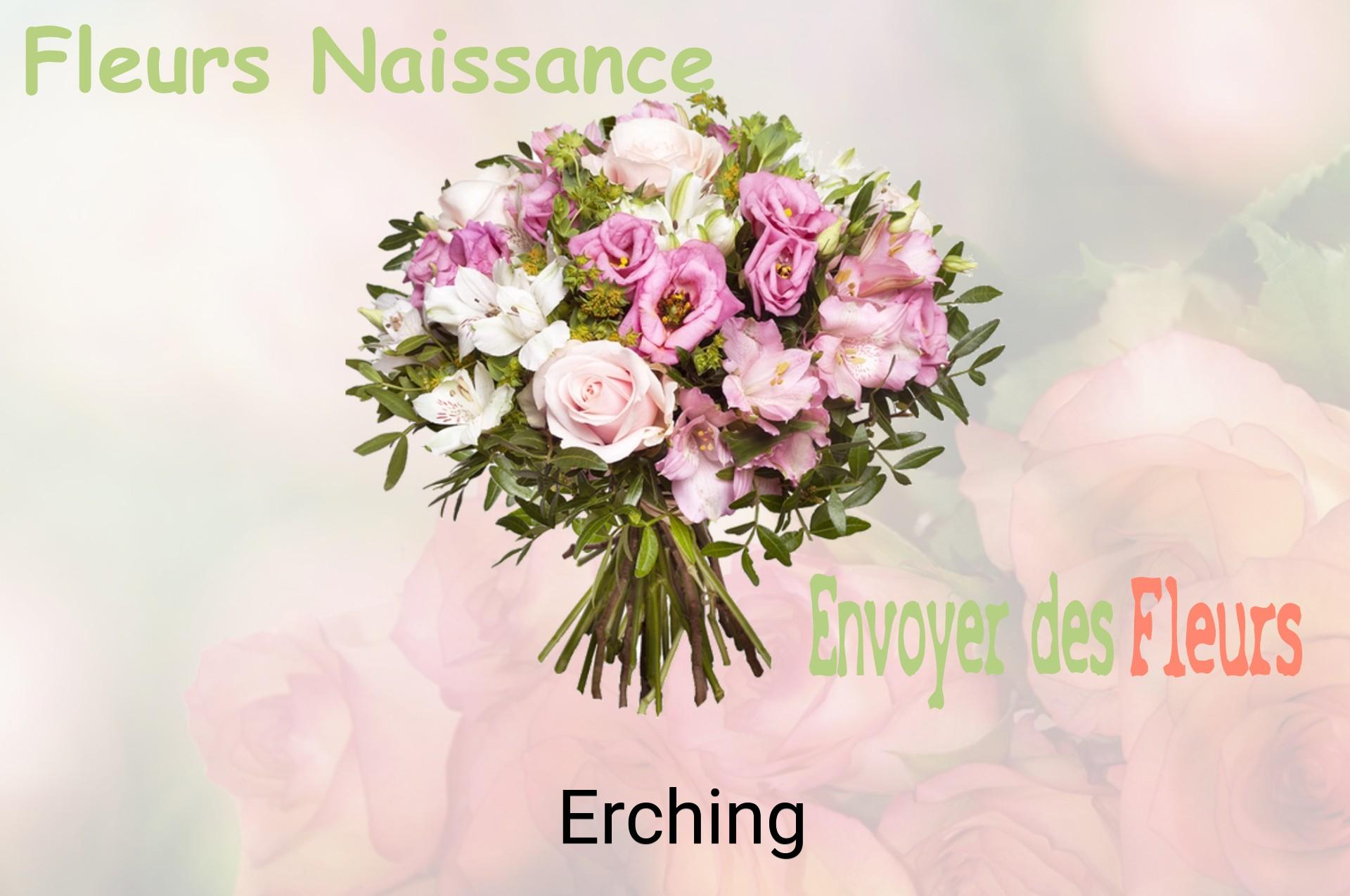 Bouquet de fleurs de naissance livré à Erching